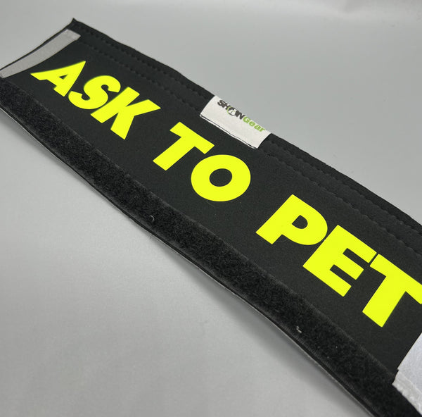 ASK TO PET DOG LEASH WRAP by SHONGear