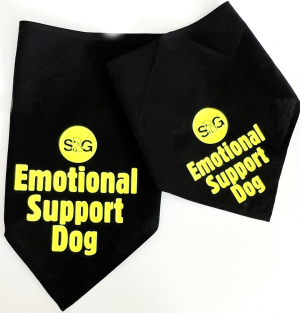 ESA DOG Bandana, Emotional Support Dog Scarf