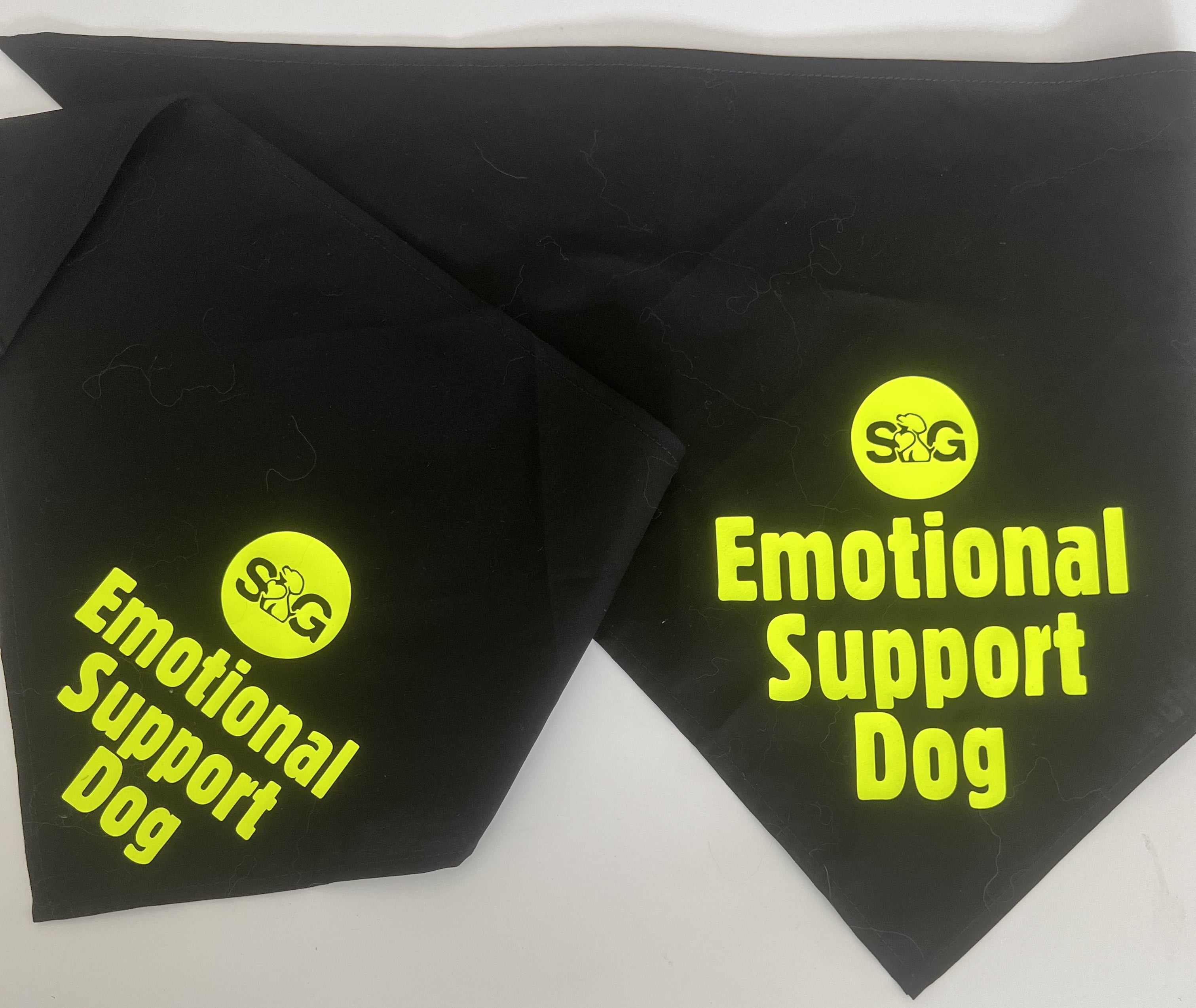 ESA DOG Bandana, Emotional Support Dog Scarf