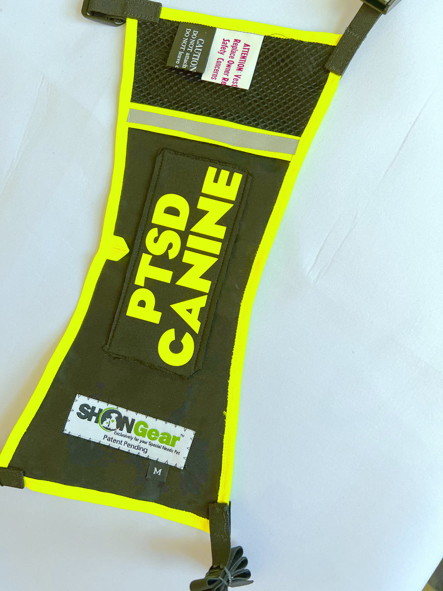 PTSD CANINE DOG VEST by SHONGear SHONGear Designs