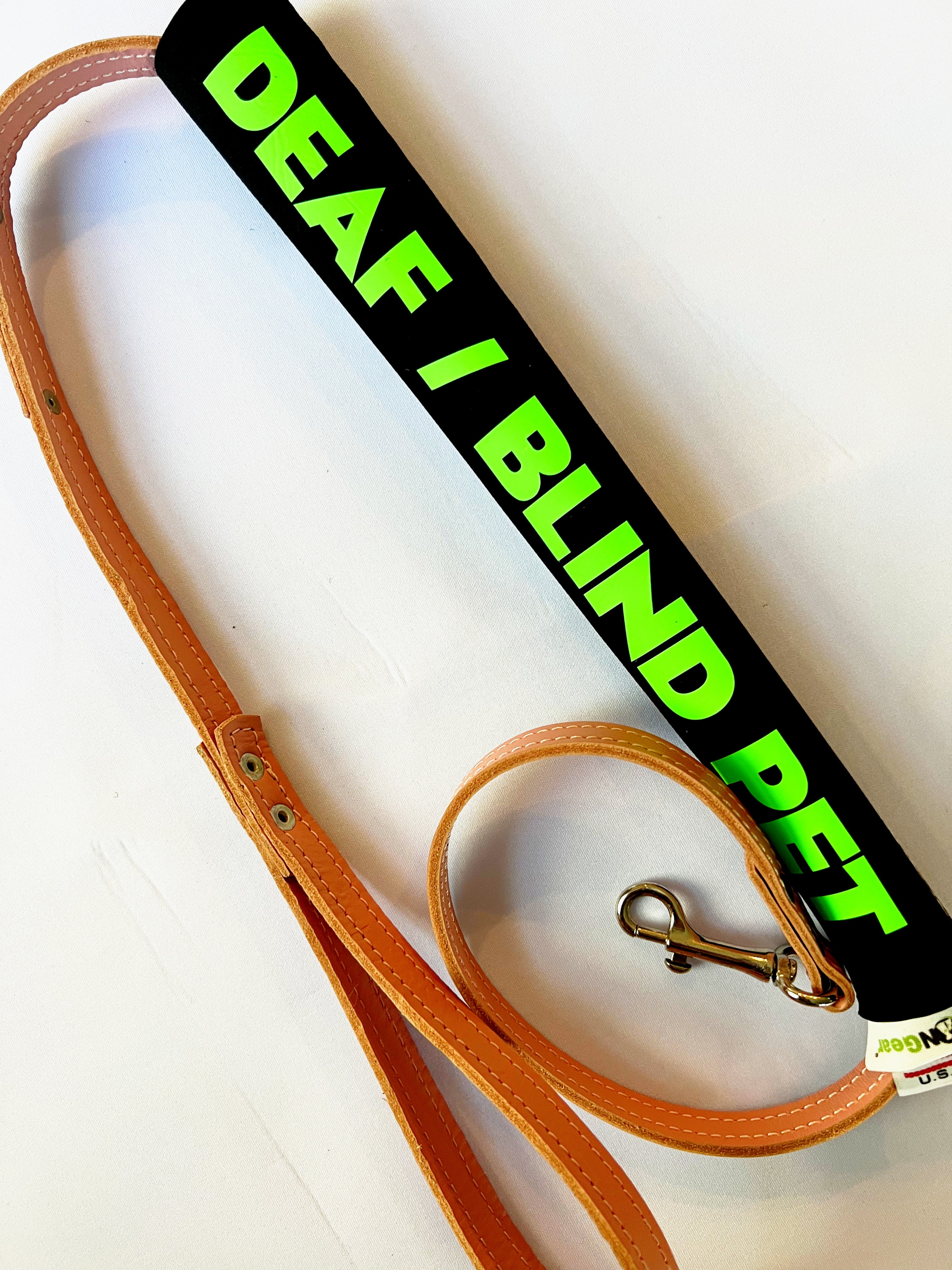 DEAF BLIND DOGLEASH WRAP by SHONGear